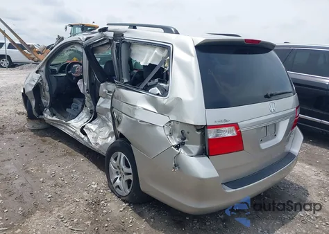 2005 Honda Odyssey Ex-L из США, поврежденный, VIN 5FNRL38615B408105